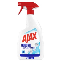 AJAX | KLORON | Spray Καθαρισμού Kloron Με Χλωρίνη Αντλία 750ml