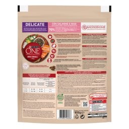 PURINA ONE | Σκυλοτροφή Delicate Mini Σολομός και Ρύζι 800g