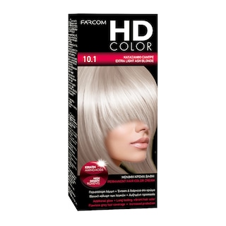 HDCOLOR | Βαφή Μαλλιών Νο10.1 Κατάξανθο Σαντρέ 1 Τεμάχιο