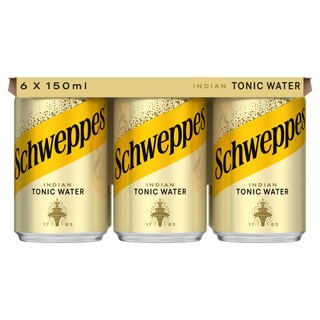SCHWEPPES | Indian Tonic Water Κουτί 6x150ml