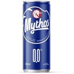 MYTHOS | Μπύρα 0.0% Χωρίς Αλκοόλ Κουτί 330ml
