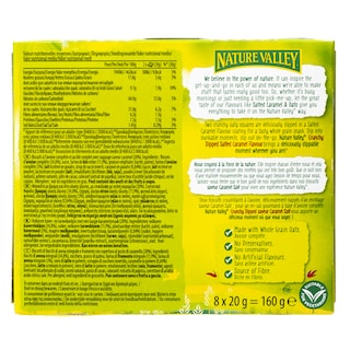 NATURE VALLEY | Μπάρες Δημητριακών Crunchy Dipped Salted Caramel 8x20g
