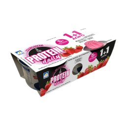 ΧΡΥΣΑ ΑΥΓΑ | Επιδόρπιο Πρωτεϊνης Ζελέ Ασπράδι Αυγού Φράουλα 150g 1+1 Δώρο