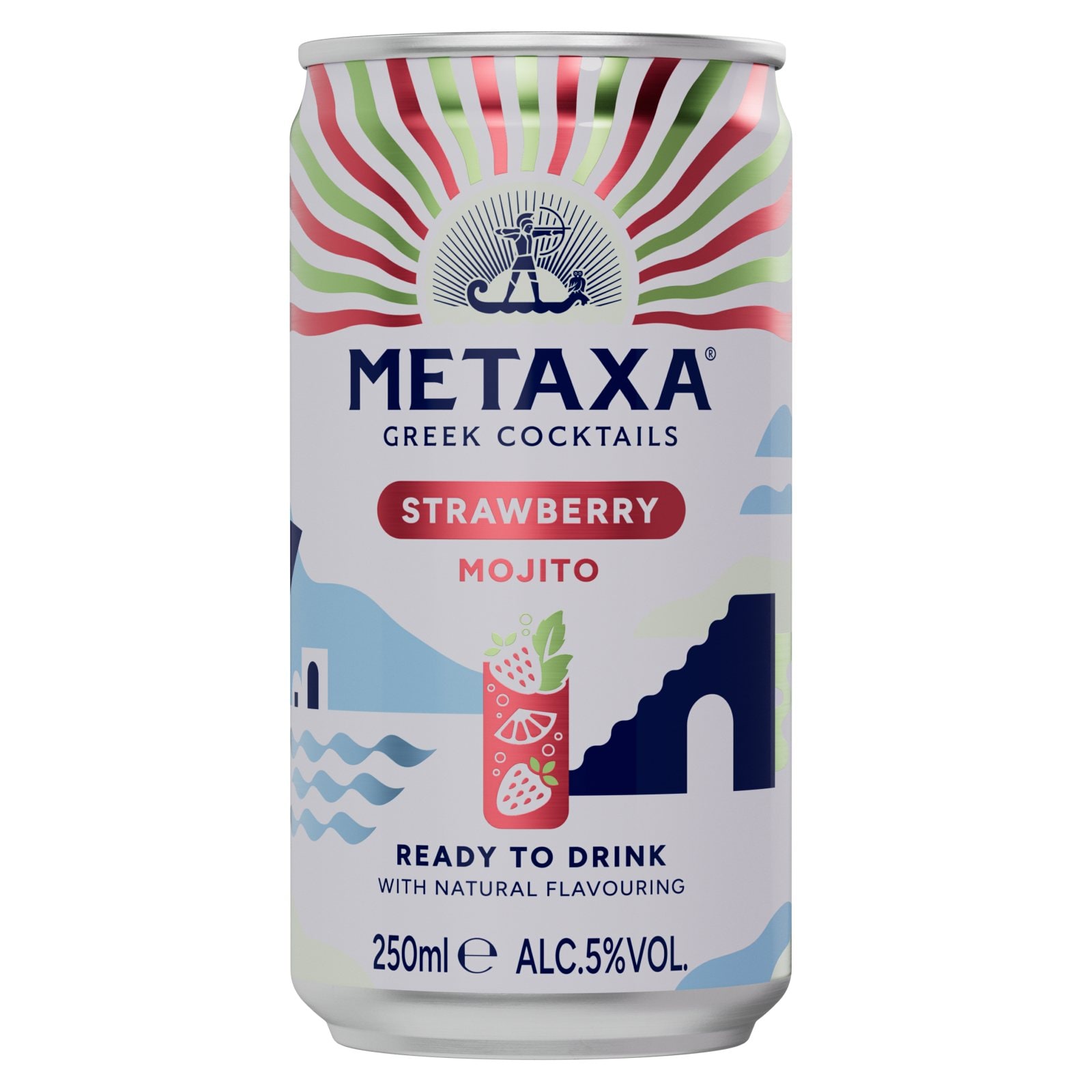 METAXA Cocktail Strawberry Mojito 250ml