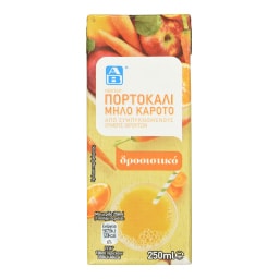 ΑΒ | Χυμός Νέκταρ Πορτοκάλι Μήλο Καρότο 250ml