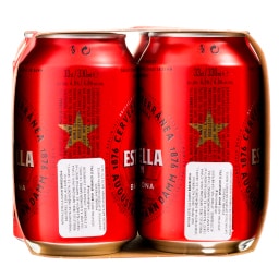 ESTRELLA | Μπύρα Estrella Barcelona Κουτί 4x330ml
