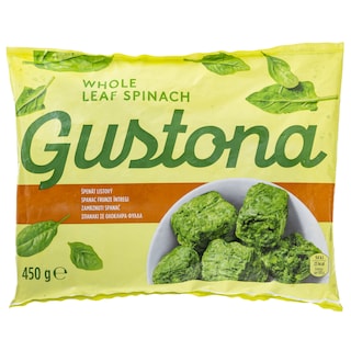 GUSTONA | Σπανάκι Φύλλα Κατεψυγμένα 450g
