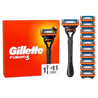 GILLETTE | FUSION | Ξυριστική Μηχανή Fusion5 + 11 Ανταλλακτικές Κεφαλές 11 Τεμάχια