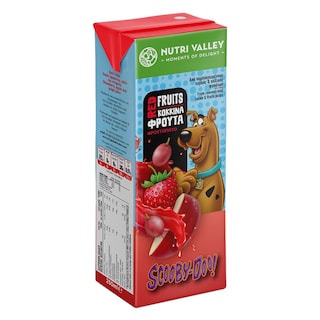 NUTRI VALLEY | Φρουτοποτό Scooby Doo Κόκκινα Φρούτα 250ml