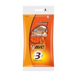 BIC | Ξυραφάκια Sensitive 3 6 Τεμάχια