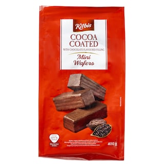 KITBIS | Γκοφρέτες Μίνι με Επικάλυψη Σοκολάτας 400g