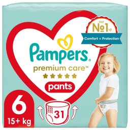 PAMPERS | Πάνες βρακάκι  31 Τεμάχια