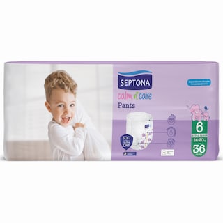 SEPTONA | Πάνες Βρακάκι Calm N Care Pants Νο6 Extra Large 36 Τεμάχια
