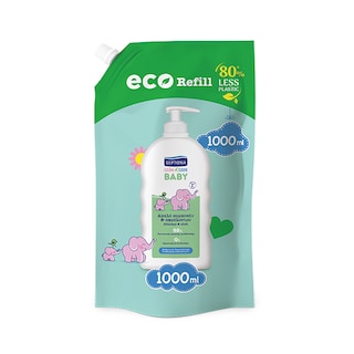 SEPTONA | Σαμπουάν Αφρόλουτρο Βρεφικό Βάλσαμο Αλόη Ανταλλακτικό 1lt