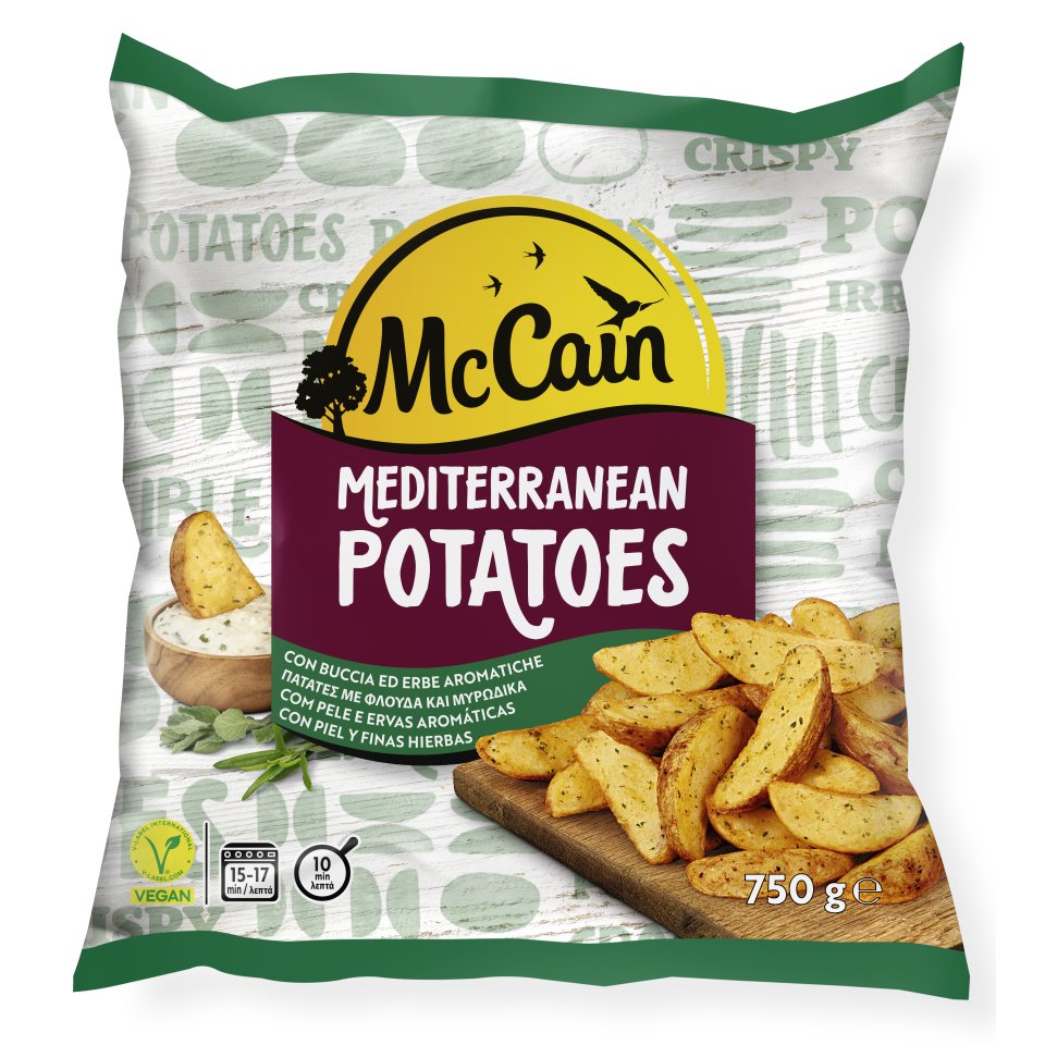 McCAIN Πατάτες Κατεψυγμένες Mediterranean με Φλούδα 750g