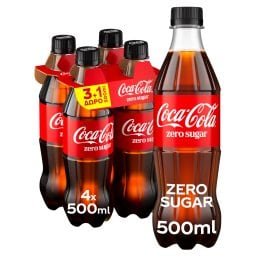 COCA COLA | .  4x500ml 3+1 free
