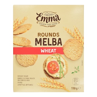 EMMA | Φρυγανιές Στρογγυλές Σίτου 110g