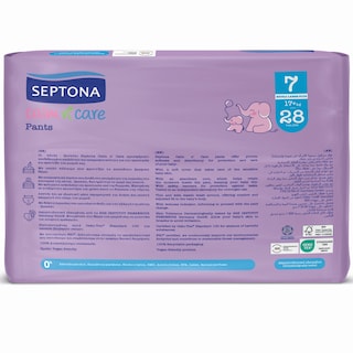 SEPTONA | Πάνες Βρακάκι Calm N Care Pants Νο7 Extra Large Plus 28 Τεμάχια