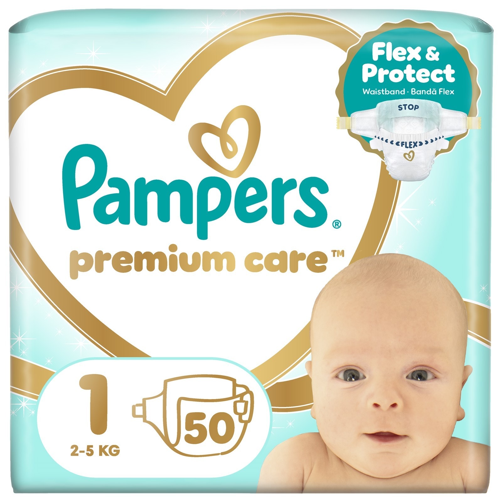 Πάνες Μωρού Premium Care Νο1 50 Τεμάχια