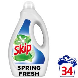 SKIP | Yγρό Πλυντηρίου Ρούχων Spring Fresh 34 Μεζούρες