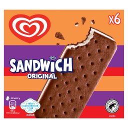 ALGIDA | Παγωτό Sandwich Original 6x67g