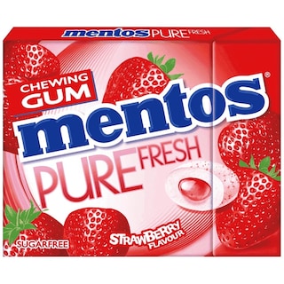 MENTOS | Τσίχλες Pure Fresh Φράουλα 30g