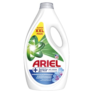 ARIEL | Υγρό Πλυντηρίου Ρούχων Touch of Lenor 50 Μεζούρες