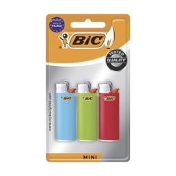 BIC | Mini Lighter J25 3 Pieces
