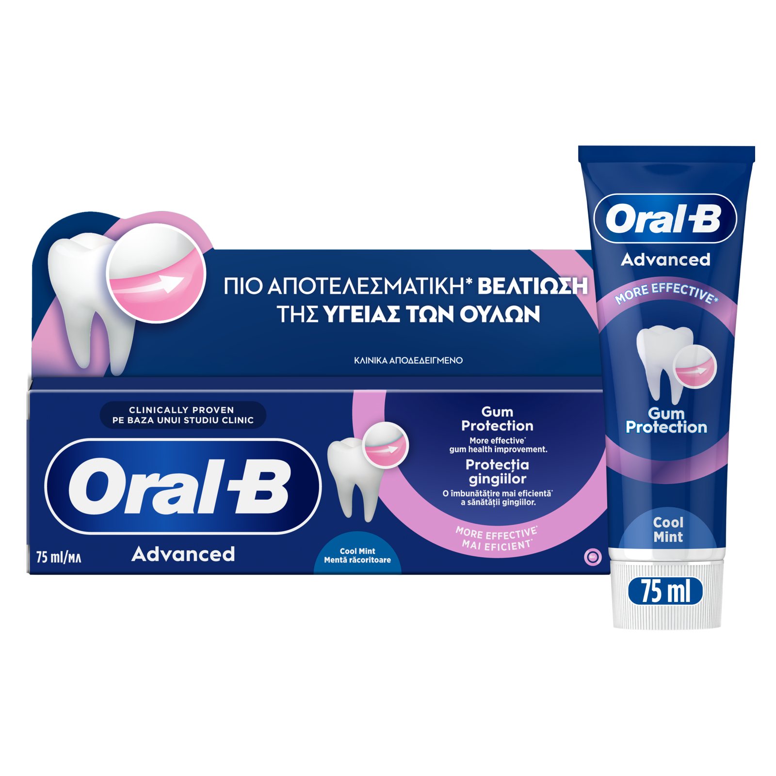 Οδοντόκρεμα Advanced Gum Protection Cool Mint 75ml