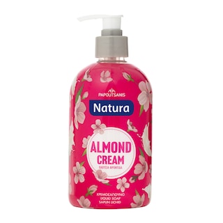 NATURA | Κρεμοσάπουνο Almond Cream Aντλία 480ml