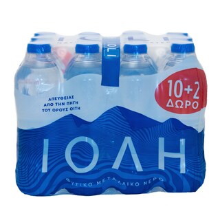 ΙΟΛΗ | Νερό Φυσικό Μεταλλικό 500ml 10+2 Δώρο