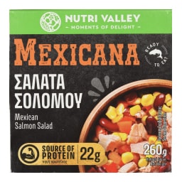 NUTRI VALLEY | Σαλάτα Σολομού Mexicana 260g