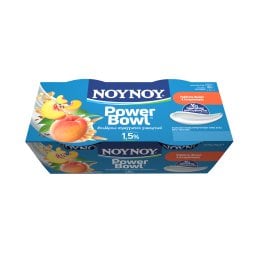ΝΟΥΝΟΥ | Επιδόρπιο Γιαουρτιού PowerΒowl Ροδάκινο & Βρώμη 2x175g