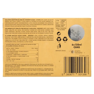 THREE CENTS | Αναψυκτικό Pink Grapefruit Soda 6x150ml