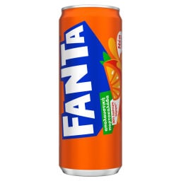 FANTA | Πορτοκαλάδα Κόκκινη Λιγότερη Ζάχαρη Κουτί 330ml