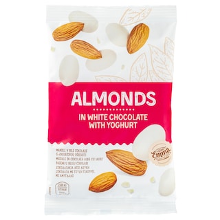 EMMA | Αμύγδαλα Λευκή Σοκολάτα Γεύση Γιαούρτι 125g
