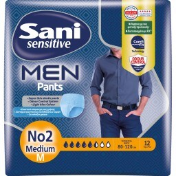 SANI | Incontinence Underwear Sensitive Men Pants Medium 12 Pieces