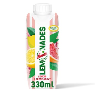 AMITA | Φρουτοποτό Lemonades Γκρέιπφρουτ 330ml