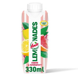 AMITA | Φρουτοποτό Lemonades Γκρέιπφρουτ 330ml