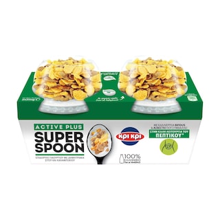 ΚΡΙ ΚΡΙ | Επιδόρπιο Γιαουρτιού Super Spoon Active Plus 2x200g
