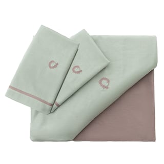 ΑΝΕΜΟΣ | Σετ Παπλωματοθήκη Υπέρδιπλη Μέντα Μπεζ 1 Τεμάχιο