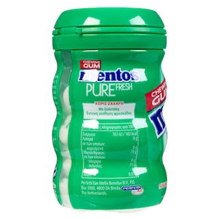 MENTOS | Τσίχλες Pure Fresh Δυόσμος 90g