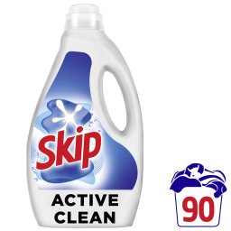 SKIP | Υγρό Πλυντηρίου Ρούχων Active Clean 90 Μεζούρες