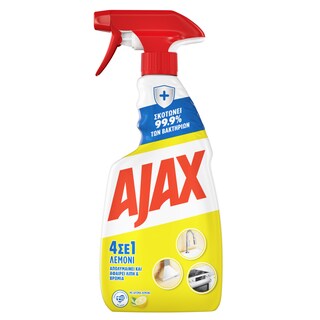 AJAX | Spray Καθαρισμού 4σε1 Λεμόνι Αντλία 500ml
