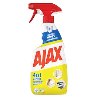 AJAX | Spray Καθαρισμού 4σε1 Λεμόνι Αντλία 500ml