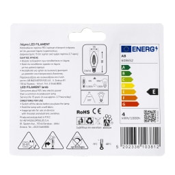 ΑΒ | Λάμπα Led Filament E14 4W 1 Τεμάχιο