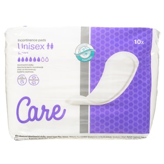 CARE | Σερβιέτες Ακράτειας Unisex Super Plus 10 Τεμάχια
