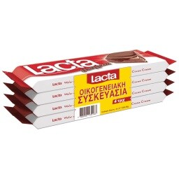 LACTA | Γκοφρέτες Wafer Σοκολάτα Γάλακτος 4x28.5g