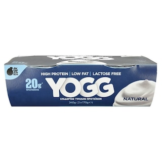 YOGG | Επιδόρπιο Yogg High Protein Natural 2x170g