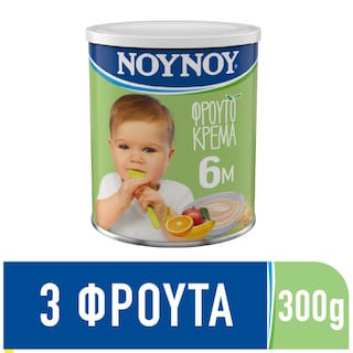 ΝΟΥΝΟΥ | Φρουτόκρεμα 3 Φρούτα 300g